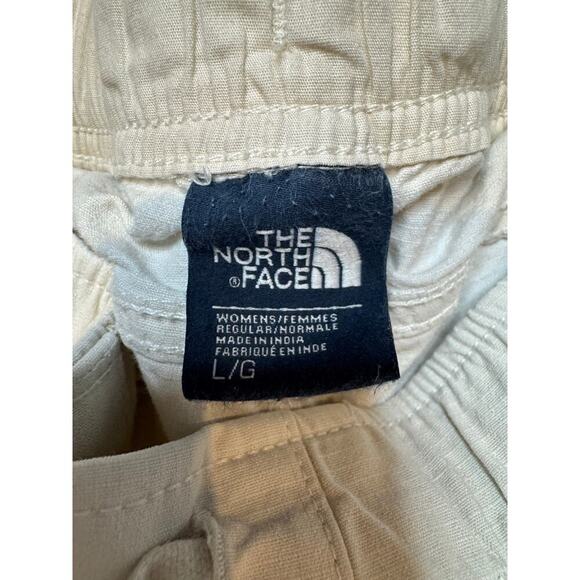 The North Face Shorts Womens Beige Drawstring Casual Outdoor Hiking Active - Picture 4 of 4